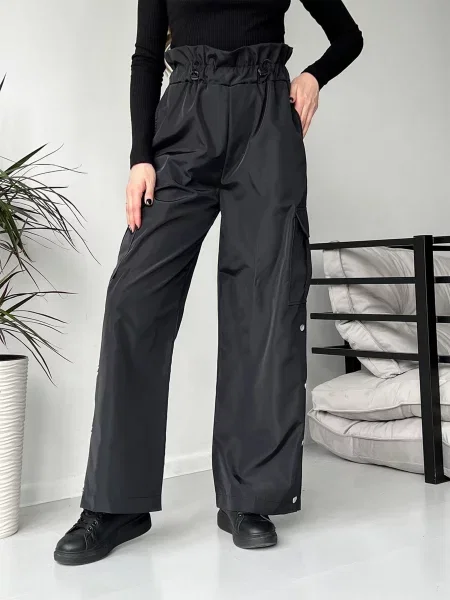 ISSA Plus Штани повсякденні без підкладки чорний