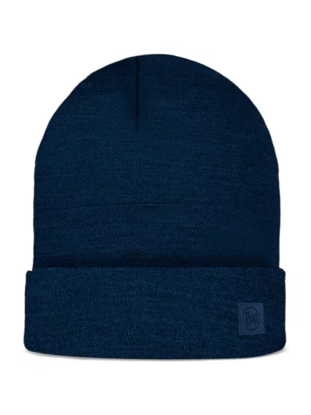 Kapa Buff od merino vune plava