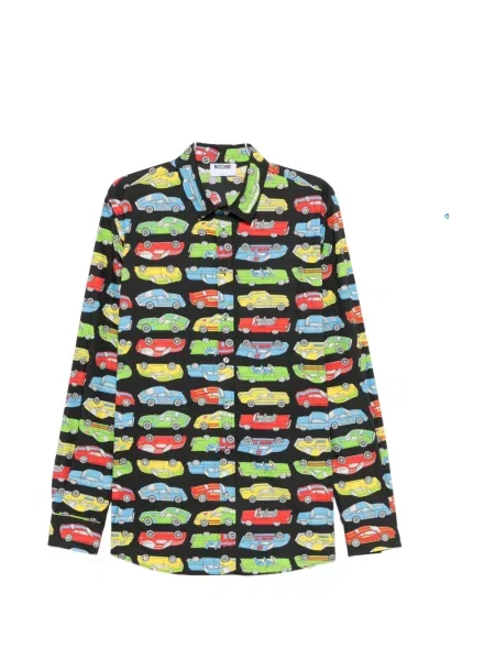 Cămașă Moschino cu imagine negru