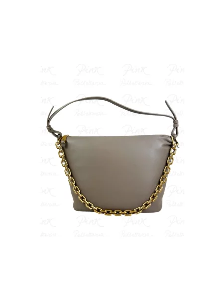 Torebka hobo Emporio Armani skórzana brązowa