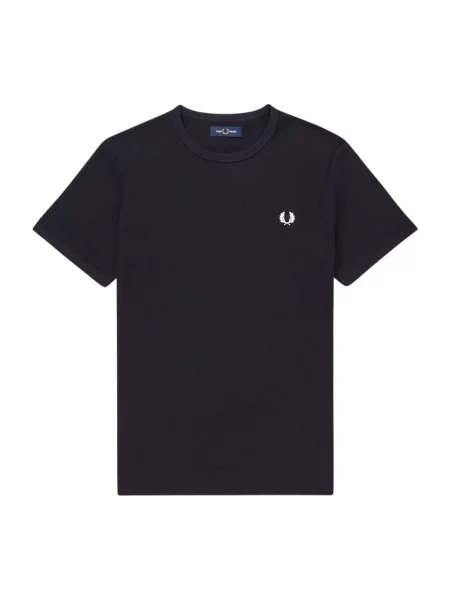 T-shirt FRED PERRY Ringer Tee navy S niebieskie