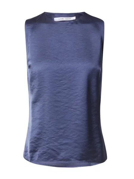 Samsøe Samsøe Blúzka ELLIE námornícka modrá