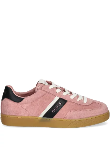 Sneakerși Guess cu imagine roz