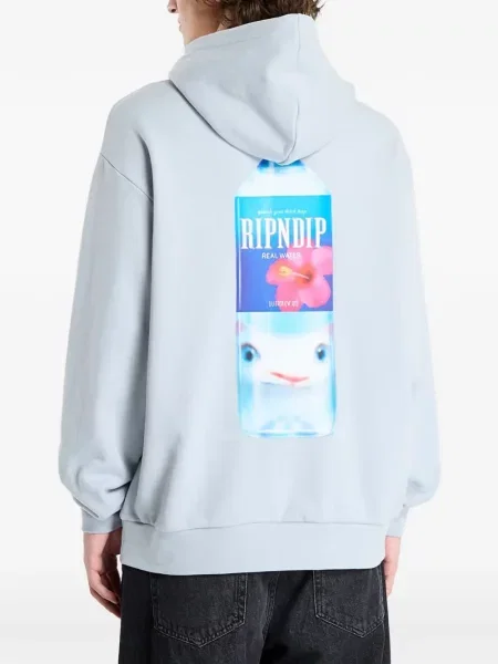 Hanorac cu glugă Ripndip cu imagine albastru