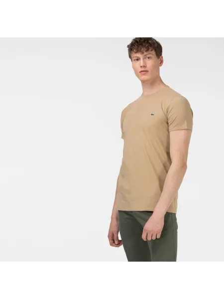 Футболка Lacoste бежевая