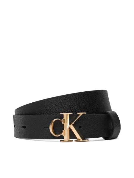 De Damă Calvin Klein Facet Ck Buckle Pebble negru