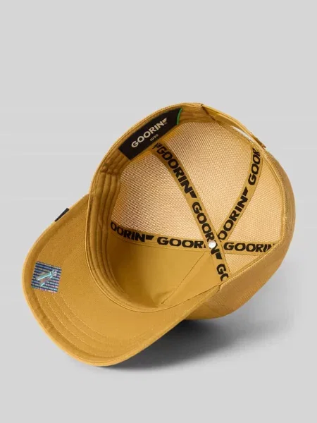 Czapka z daszkiem typu trucker z naszywką z motywem model „Golden Goat” Goorin Bros