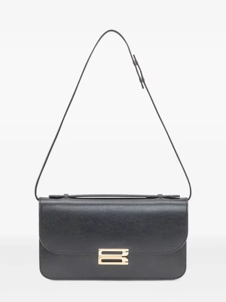 Geanta de piele Victoria Beckham din piele negru