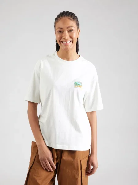 Napapijri Tricou S-Nice Écru alb