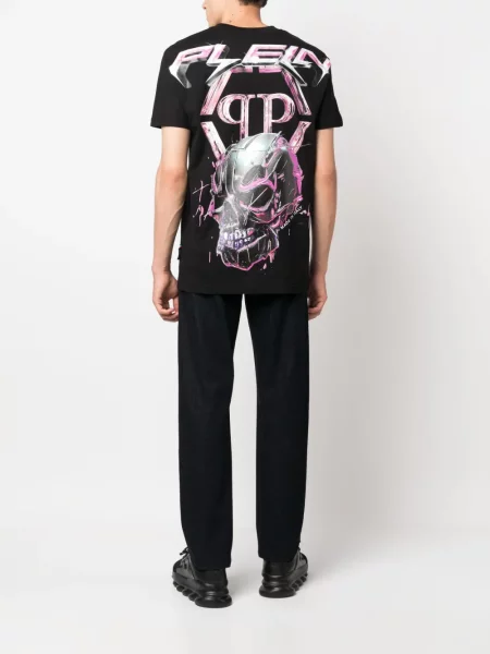 Marškinėliai Philipp Plein juoda
