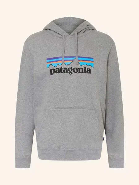 Patagonia Mikina S Kapucí šedá
