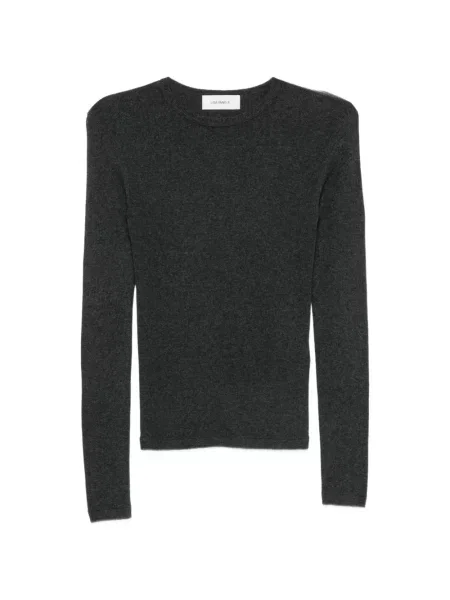 Lung tricou Lisa Yang tricotate gri