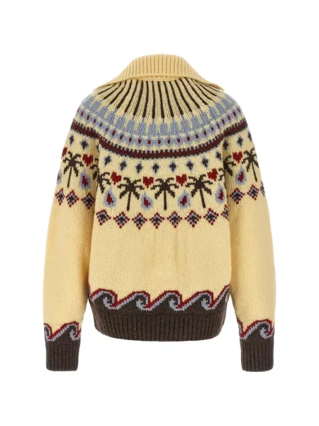 Cardigan Alanui de lână galben