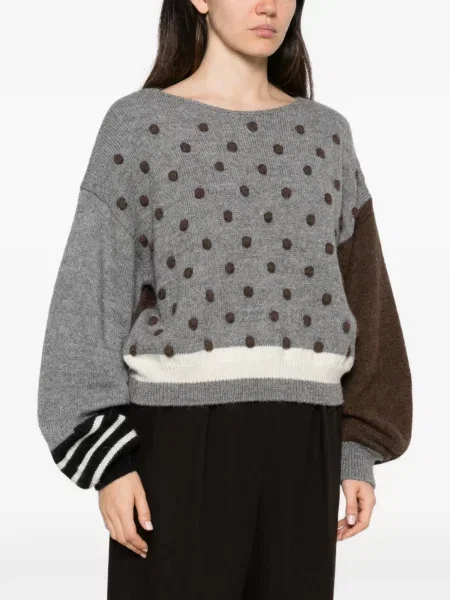 Pulover Phisique Du Role cu buline gri