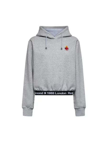 Bluza z kapturem Richmond z kapturem szara