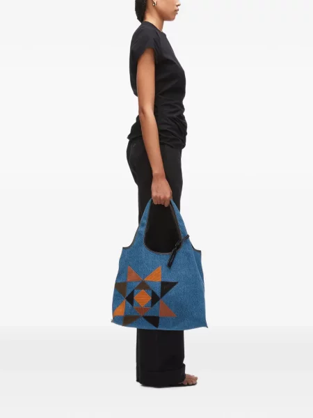 Τσάντα shopper 3.1 Phillip Lim σουέτ μπλε