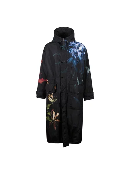 Parka Dries Van Noten z nadrukiem