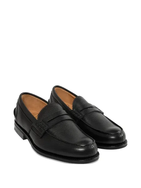 Pantofi loafer Church's din piele negru