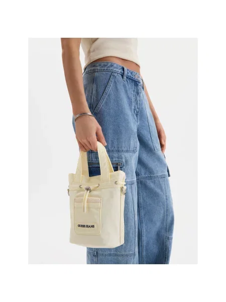 Torebka Guess Jeans beżowa