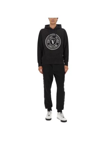 Bluza Versace Jeans Couture z logo czarna