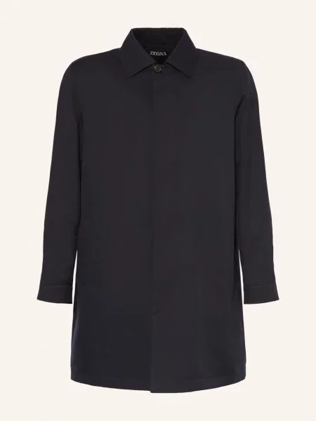 Zegna Kabát tmavě modrá