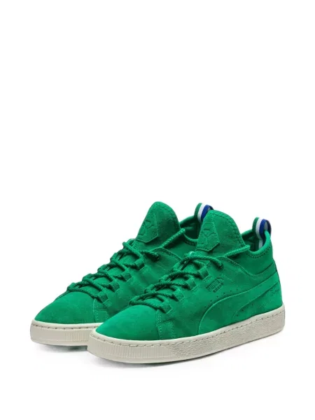 Szarvasbőr sneaker Puma Big Sean zöld