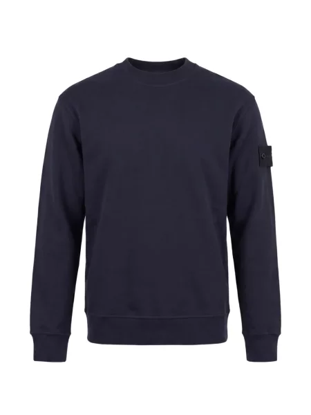 Hanorac Stone Island cu strasuri albastru