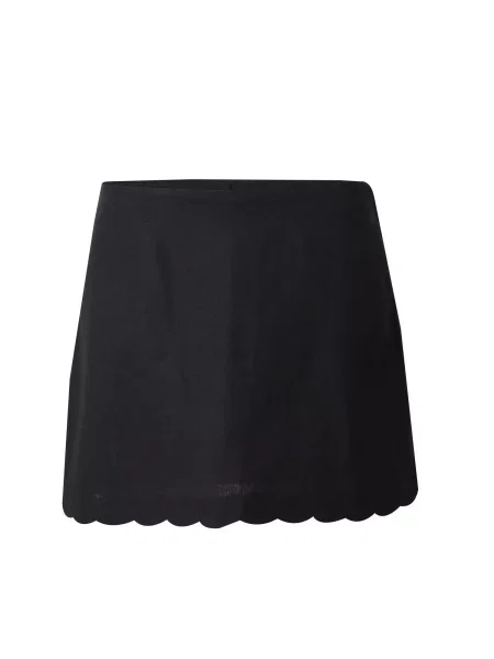 GAP Fustă SCALLOP' negru
