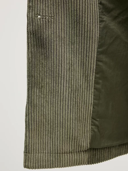 Вельветовий піджак United Colors of Benetton однобортний однотонний зелений