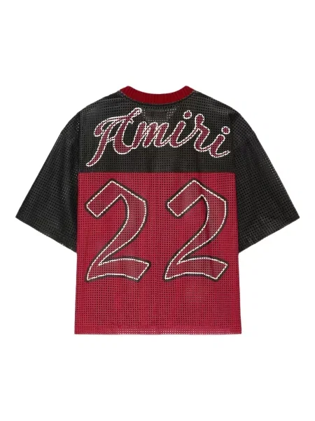 Tricou Amiri cu perforații negru