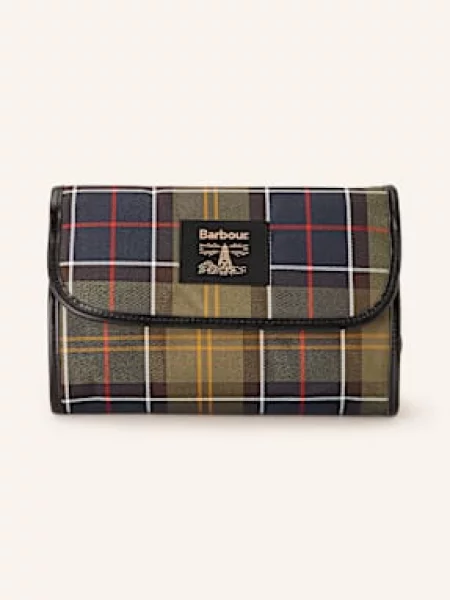 Barbour Kosmetyczka Tartan gruen zielona