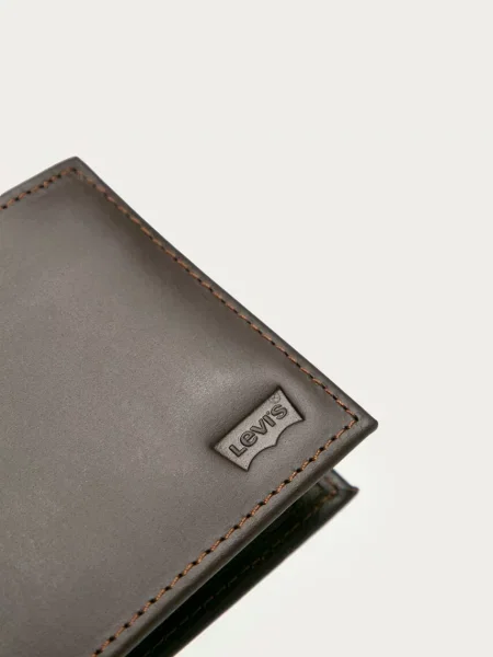 Levi's Δερμάτινο πορτοφόλι καφέ