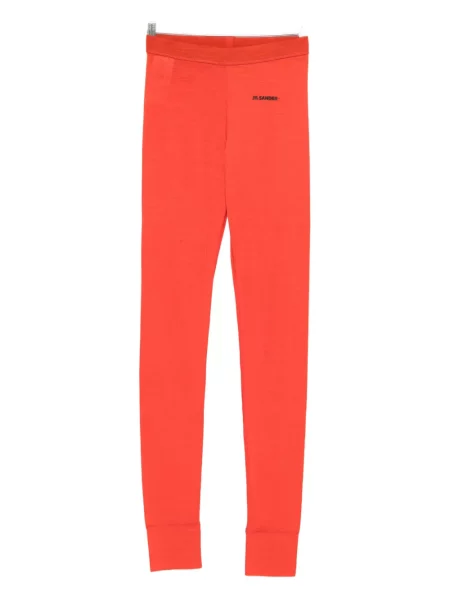 Talia spodnie Jil Sander czerwone