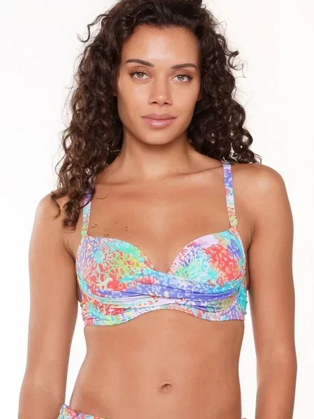 Купальный лиф с плотной чашкой