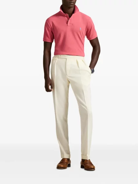 Șapcă Polo Ralph Lauren cu broderie din țesătură twill în carouri albastru
