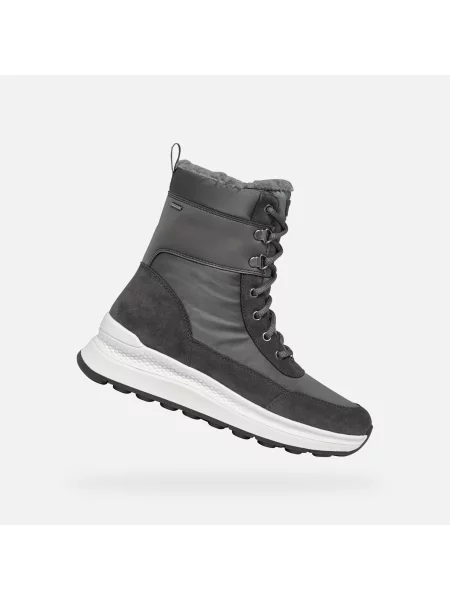 Čevlji do gležnjev Geox siva