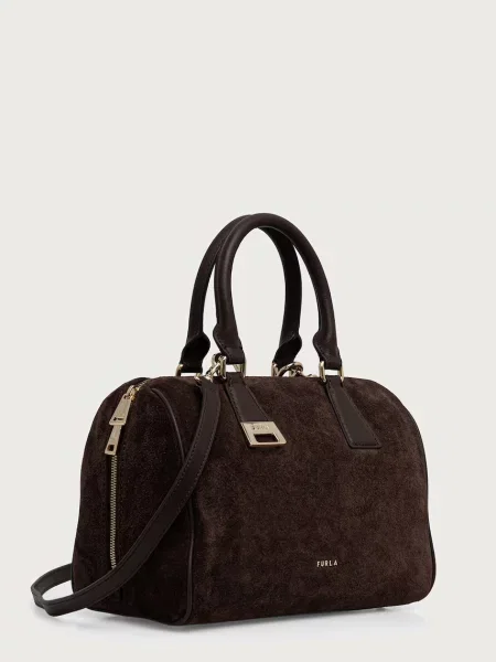 Geantă Furla din piele maro