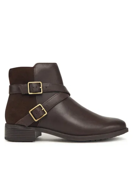 Botine Clarks maro