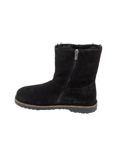 Tenisky Birkenstock z ovčej kože čierna