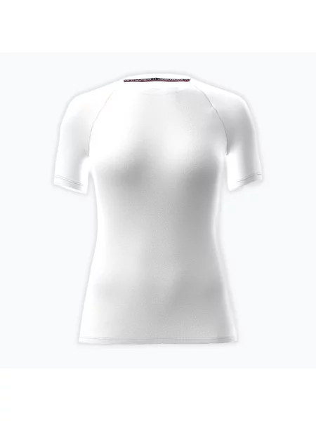 Tricou de antrenament pentru femei Under Armour HG Authentics Comp SS white/halo gray alb