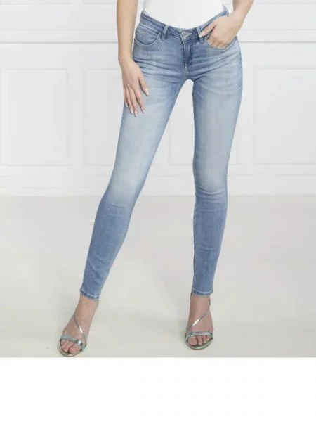 GUESS Blugi CURVE X | Skinny fit albastru