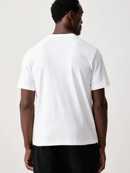 Napapijri T-shirt Box Logo biała