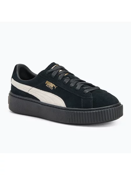 Női cipő PUMA Suede Platform puma black/puma white Suede Platform fehér