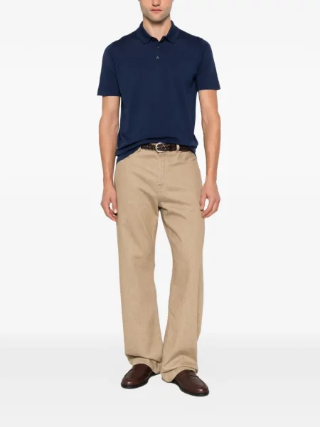 Scurt tricou polo Cesare Attolini albastru