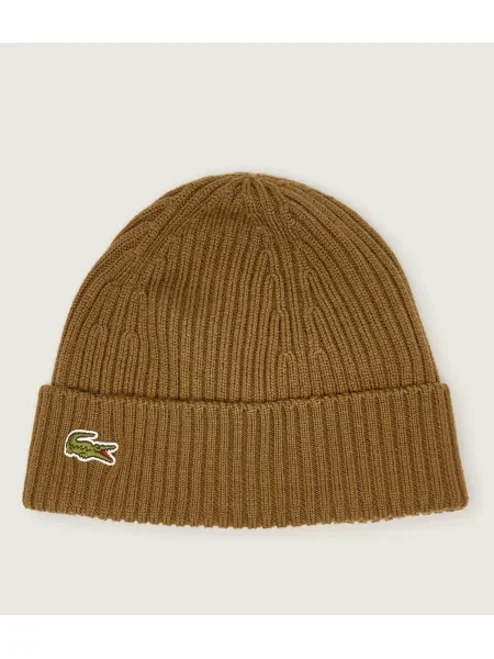 Lacoste De lână căciulă maro