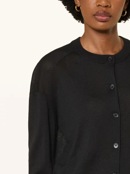 Loulou De Saison Sweter Kita Z Kaszmiru schwarz czarny