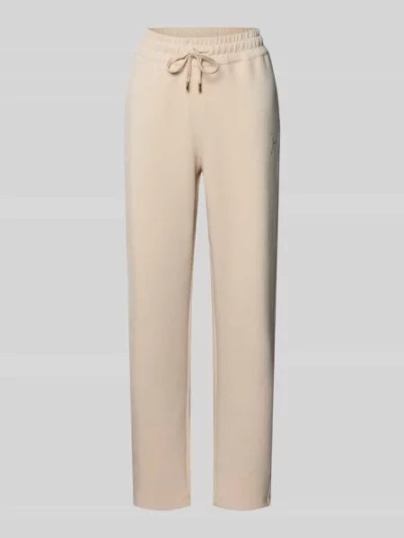 Joop! spodnie dresowe gładkie beżowy
