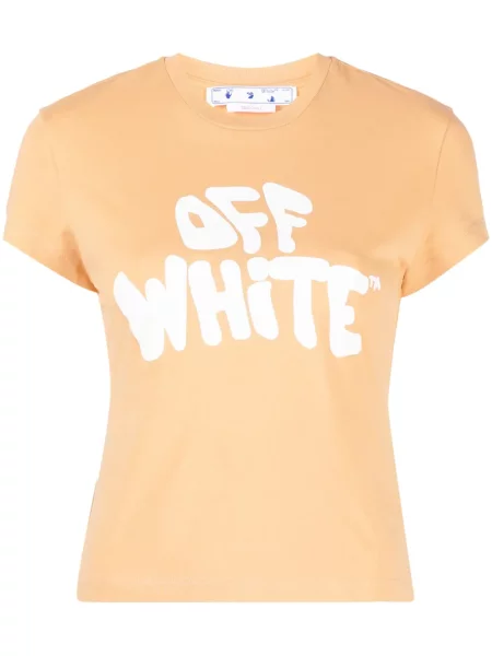 Scurt tricou Off-white cu imagine