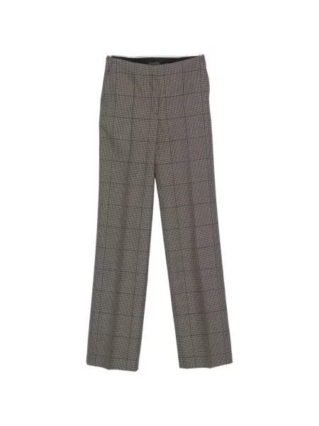 Pantaloni Mugler cu model pepito gri