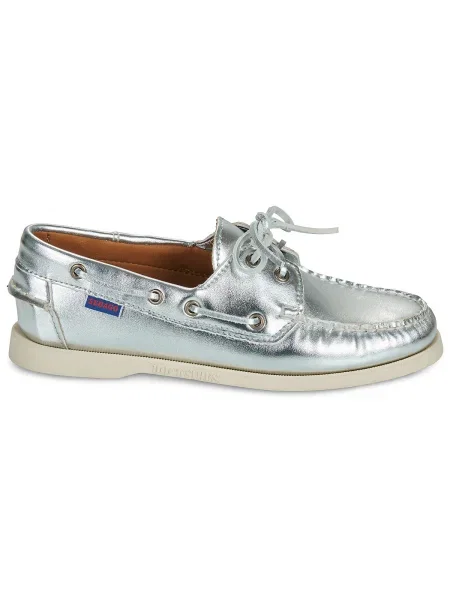 Pantofi Sebago argintiu